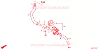 VALVE DE COMMANDE D'INJECTION D'AIR pour Honda CBR 1000 RR ABS REPSOL de 2013