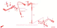PEDALE pour Honda CBR 1000 RR ABS REPSOL de 2013