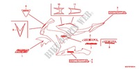 AUTOCOLLANTS (CBR1000RRD/E/RAD/E) pour Honda CBR 1000 RR ABS BLACK de 2013