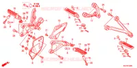 REPOSE PIED pour Honda CBR 1000 RR ABS de 2013