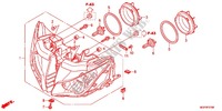 PHARE pour Honda CBR 1000 RR FIREBLADE TRICOLORE de 2013