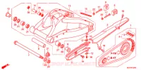BRAS OSCILLANT pour Honda CBR 1000 RR REPSOL de 2013