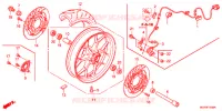 ROUE AVANT pour Honda CBR 1000 RR REPSOL de 2013