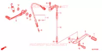PEDALE pour Honda CBR 1000 RR REPSOL de 2013