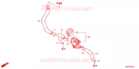 VALVE DE COMMANDE D'INJECTION D'AIR pour Honda CBR 1000 RR WHITE de 2012