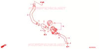 VALVE DE COMMANDE D'INJECTION D'AIR pour Honda CBR 1000 RR FIREBLADE WHITE de 2012