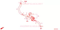 VALVE DE COMMANDE D'INJECTION D'AIR pour Honda CBR 1000 RR RED de 2012