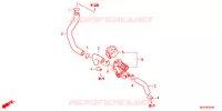 VALVE DE COMMANDE D'INJECTION D'AIR pour Honda CBR 1000 RR FIREBLADE RED de 2012