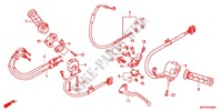 LEVIER DE GUIDON   CABLE   COMMODO pour Honda CBR 1000 RR FIREBLADE RED de 2012
