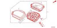 COMPTEUR pour Honda CBR 1000 RR FIREBLADE VERMELHO de 2012