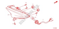 FEU ARRIERE pour Honda CBR 125 WHITE de 2012