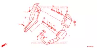 SILENCIEUX D'ECHAPPEMENT pour Honda CBR 125 WHITE de 2012