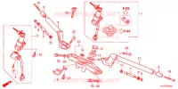 GUIDON   TE DE FOURCHE pour Honda CBR 250 R ABS NOIRE de 2013