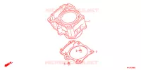 CYLINDRE pour Honda CBR 250 R ABS BLANCHE de 2013