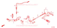 PEDALE pour Honda CBR 250 R ABS TRICOLOR de 2013