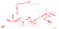 PEDALE pour Honda CBR 250 R ABS REPSOL de 2013
