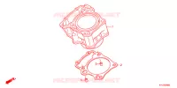 CYLINDRE pour Honda CBR 250 R ABS REPSOL de 2013
