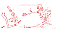 LEVIER DE GUIDON   CABLE   COMMODO pour Honda CBR 250 R ABS REPSOL de 2013
