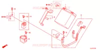 BATTERIE pour Honda CBR 250 R WHITE de 2013
