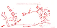 LEVIER DE GUIDON   CABLE   COMMODO pour Honda CBR 250 R WHITE de 2013