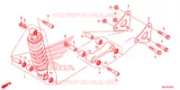 AMORTISSEUR ARRIERE pour Honda CBR 500 R ABS TRI COLOUR de 2013