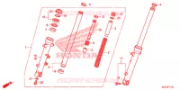 FOURCHE pour Honda CBR 500 R ABS TRI COLOUR de 2013