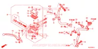 MAITRE CYLINDRE DE FREIN AVANT (ABS) pour Honda CBR 500 R ABS TRI COLOUR de 2013