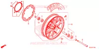 ROUE AVANT pour Honda CBR 500 R ABS TRI COLOUR de 2013