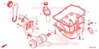 CARTER   POMPE   FILTRE A HUILE pour Honda CBR 500 R ABS WHITE de 2013