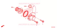THERMOSTAT pour Honda CBR 500 R ABS WHITE de 2013