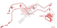 DURITE DE FREIN ARRIERE pour Honda CBR 500 R ABS NOIRE OU ARGENT de 2013