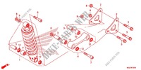 AMORTISSEUR ARRIERE pour Honda CBR 500 R ABS BLANCHE de 2013