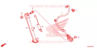 BEQUILLE pour Honda CBR 500 R ABS WHITE de 2013