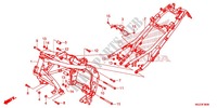 CADRE pour Honda CBR 500 R ABS HRC TRICOLOR de 2014