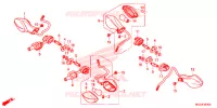 CLIGNOTANT pour Honda CBR 500 R de 2013