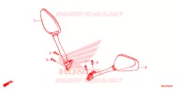 RETROVISEUR pour Honda CBR 500 R de 2013