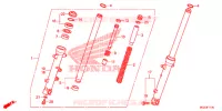 FOURCHE pour Honda CBR 500 R de 2013