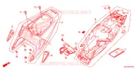 COUVERCLES LATERAUX pour Honda CBR 600 RR ABS HRC de 2013
