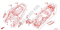 COUVERCLES LATERAUX pour Honda CBR 600 RR ABS HRC de 2013