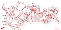 TETE DE FOURCHE pour Honda CBR 600 RR ABS HRC de 2013