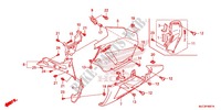 CARENAGES LATERAUX AVANT   SABOT (G.) pour Honda CBR 600 RR ABS REPSOL de 2013