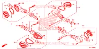 CLIGNOTANT pour Honda CBR 600 RR ABS REPSOL de 2013