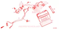 BATTERIE pour Honda CBR 600 RR ABS BLACK de 2013