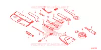 OUTIL pour Honda CBR 600 RR HRC TRICOLOR de 2014