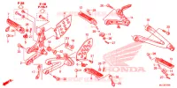 REPOSE PIED pour Honda CBR 600 RR HRC TRICOLOR de 2014