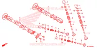 ARBRE A CAMES   SOUPAPE pour Honda CBR 600 RR HRC TRICOLOR de 2013