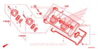 COUVRE CULASSE pour Honda CBR 600 RR HRC TRICOLOR de 2013
