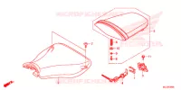 SELLE pour Honda CBR 600 RR BLACK de 2015