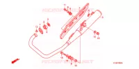 SILENCIEUX D'ECHAPPEMENT (CGR125SH5,8) pour Honda GR 125 de 2008