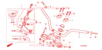 GUIDON   TE DE FOURCHE pour Honda GR 125 de 2011